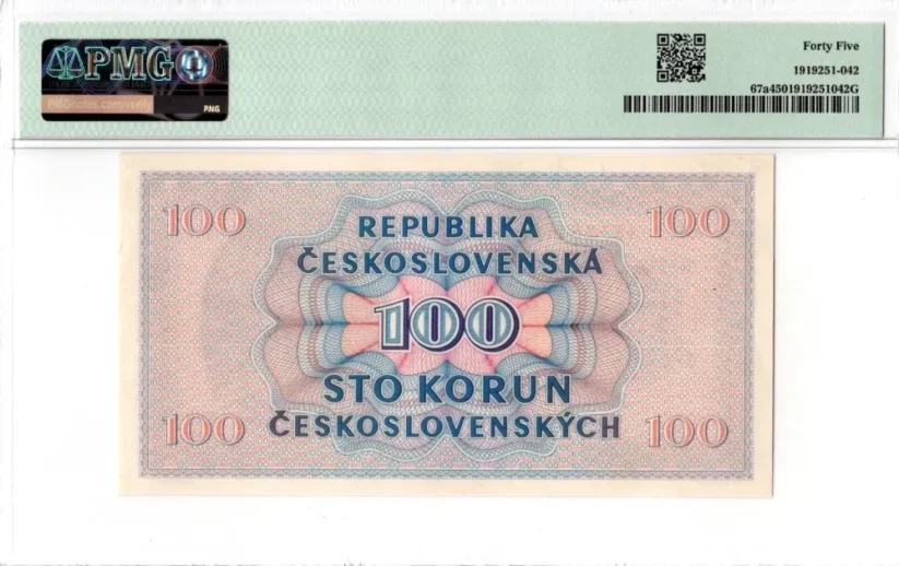 Bankovka 100 Korun |1945 | EPQ 45