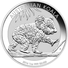 Srebrna moneta Australijski Koala 1 Oz | 2016