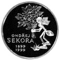 Stříbrná mince 200 Kč Ondřej Sekora | 1999 | Proof