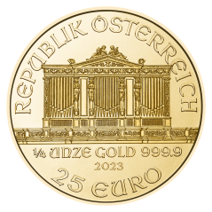 Zlatá investiční mince Wiener Philharmoniker 1/4 Oz