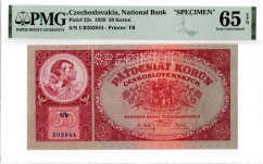 Bankovka 50 Korun | 1929 | EPQ 65