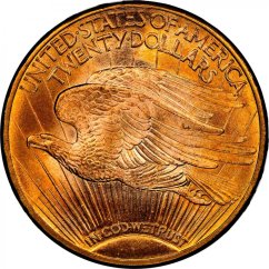 Gold coin 20 Dollar American Double Eagle | Saint Gaudens | 1923