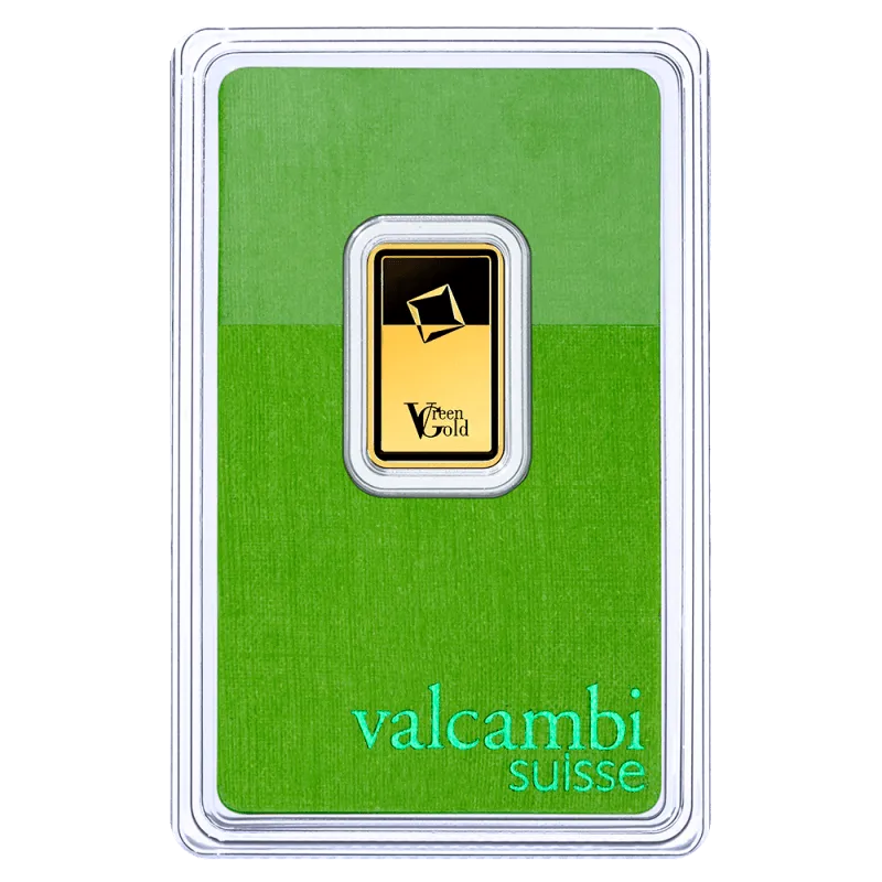 5g Gold Bar | Valcambi | Green Gold