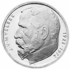 Silver coin 50 CSK J.V.Myslbek | 1972 | Proof