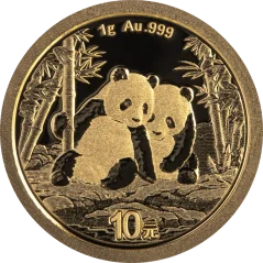 Zlatá investiční mince Panda 1g | 2026
