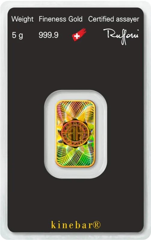 5g Gold Bar | Argor-Heraeus | Kinebar