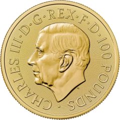 Zlatá investičná minca Seymour Unicorn 1 Oz | Tudor Beasts | 2024