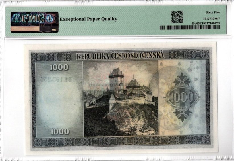 Banknote 1000 Korun | 1945 | EPQ 65