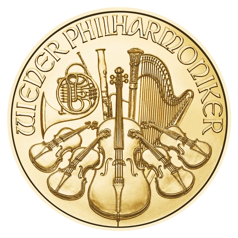 Gold coin Vienna Philharmonic 1 oz