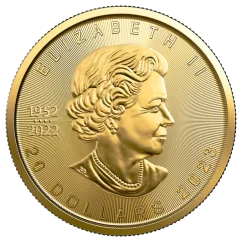 Zlatá investiční mince Maple Leaf 1/2 Oz