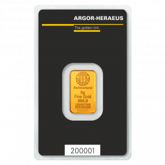 5g investičná zlatá tehlička | Argor-Heraeus
