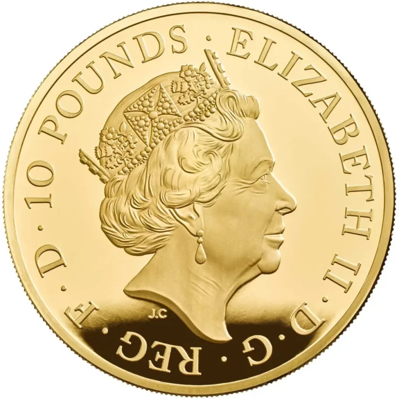 Zlatá minca 5 Oz William Shakespeare | 2016 | Proof