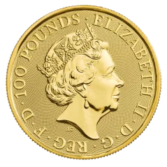 Zlatá investiční mince Falcon 1 Oz | Queens Beasts | 2019
