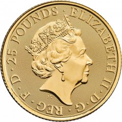 Zlatá investičná minca Lion 1/4 Oz | Queens Beasts | 2016
