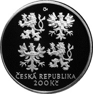 Stříbrná mince 200 Kč Emil Holub | 2002 | Proof
