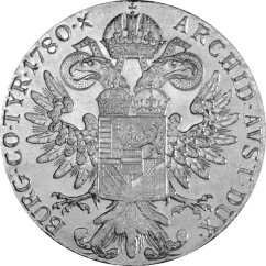 Stříbrná investiční mince Tolar Marie Terezie | Levantský tolar | 1780 | Novoražba