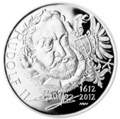 Strieborná minca 200 Kč Rudolf II. | 2012 | Proof