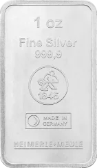 31,1g investiční stříbrný slitek | Heimerle + Meule