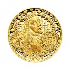 Zlatá mince 10000 Kč Založení Nového Města pražského v r. 1348 | 1998 | Proof