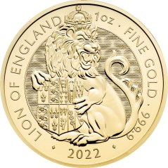 Zlatá investičná minca Lion of England 1/4 Oz | Tudor Beasts | 2022 Zlatá investičná minca Lion of England 1/4 Oz | Tudor Beasts | 2022