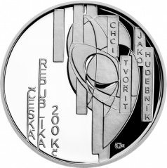 Stříbrná mince 200 Kč František Kupka | 2021 | Proof