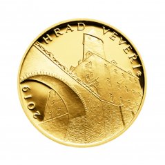 Zlatá minca 5000 Kč Hrad Veveří | 2019 | Proof