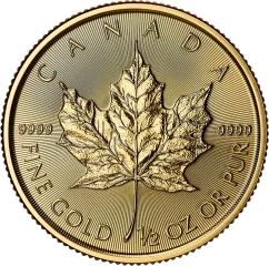 Złota moneta Liść Klonowy 1/2 oz | 2026