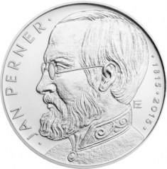 Strieborná minca 200 Kč Jan Perner | 2015 | Standard