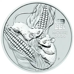 Silver coin Mouse 1/2 Oz | Lunar III | 2020