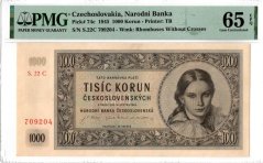 Bankovka 1000 Korún | 1945 | EPQ 65