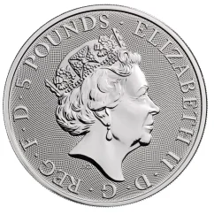 Stříbrná investiční mince White Horse 2 Oz | Queens Beasts | 2020