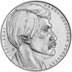 Strieborná minca 200 Kč Karel Havlíček Borovský | 2021 | Standard