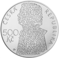 Silver coin 500 CZK Beno Blachut | 2013 | Standard