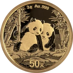 Złota moneta Chińska Panda 3g | 2026