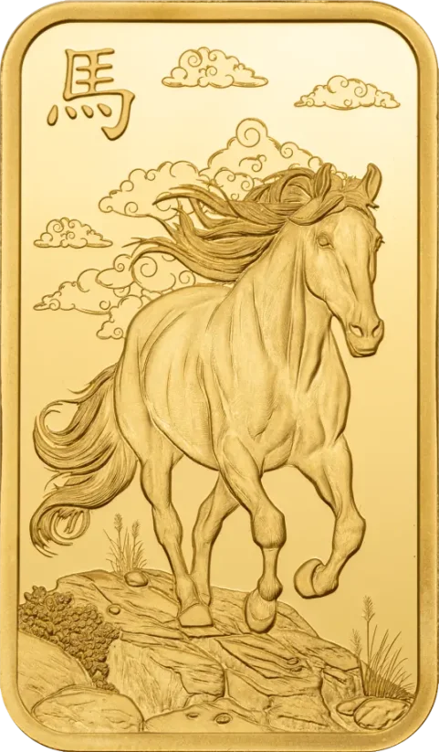 1 Uncja Złota Sztabka Rok Konia | 1000 Miles | PAMP | 2026