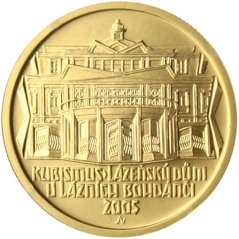 Zlatá minca 2000 Kč Kubismus Lázeňský dům v Lázních Bohdanči | 2005 | Standard