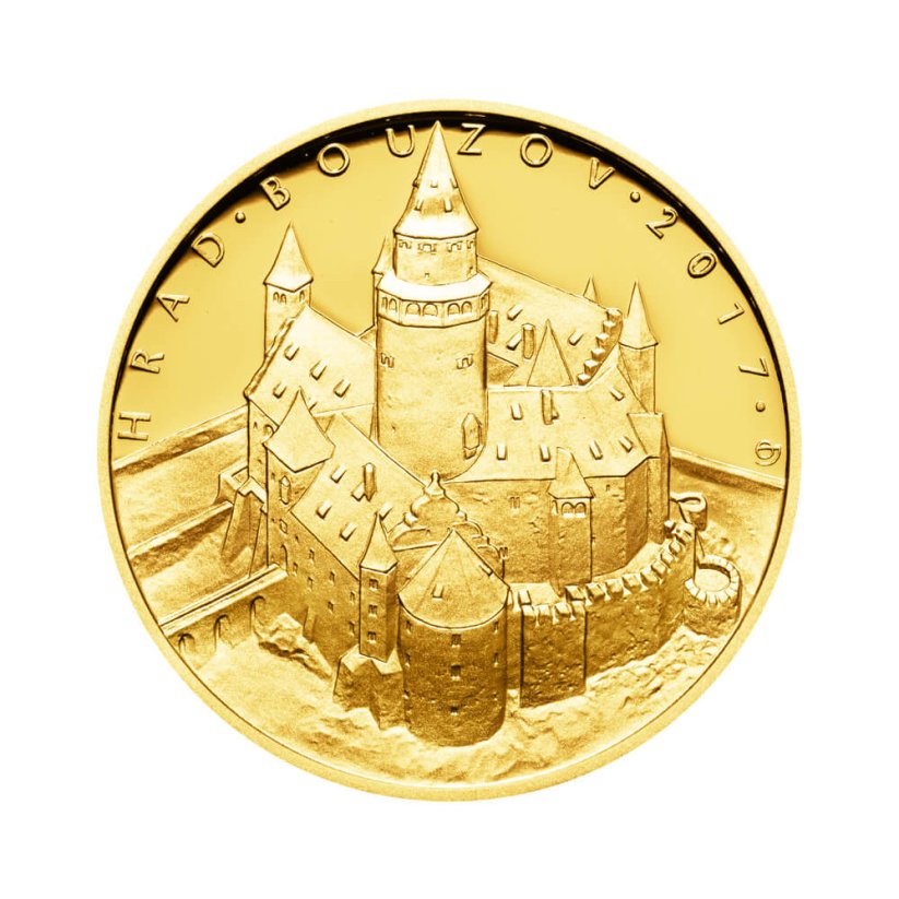 Zlatá mince 5000 Kč Hrad Bouzov | 2017 | Standard