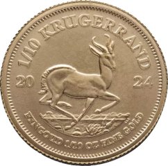 Zlatá investiční mince Krugerrand 1/10 Oz | 2024