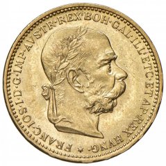 Zlatá mince 20 Korona Františka Josefa I. | Rakouská ražba | 1895