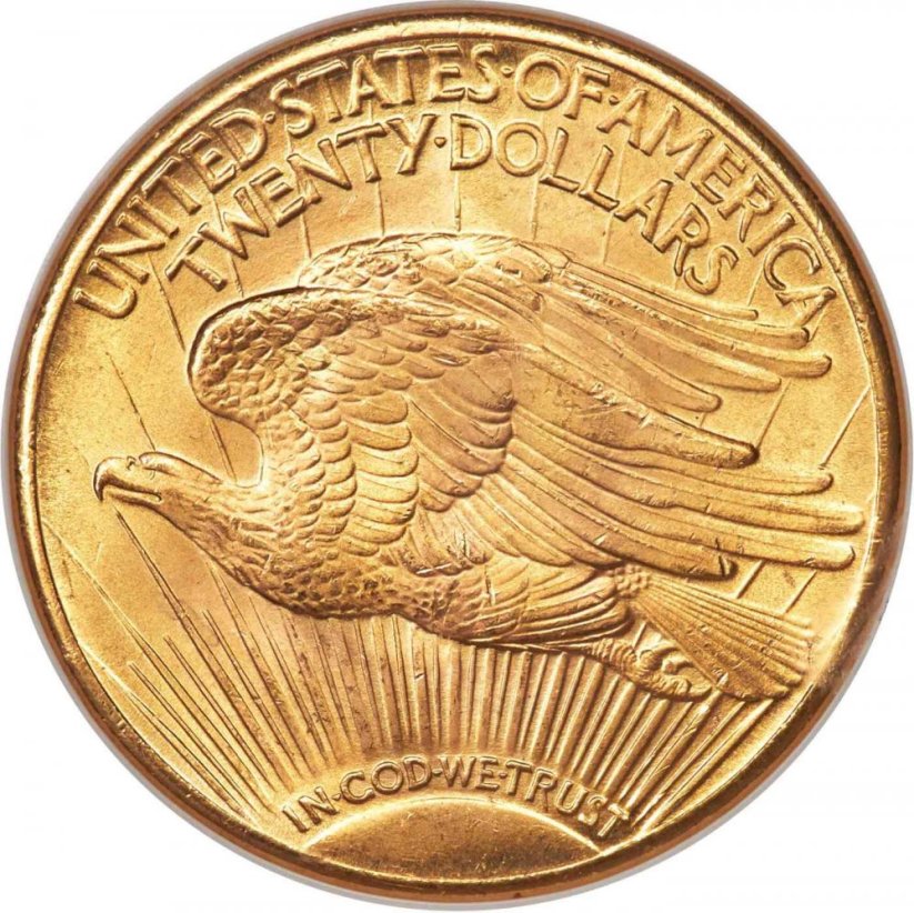 Gold coin 20 Dollar American Double Eagle | Saint Gaudens | 1932