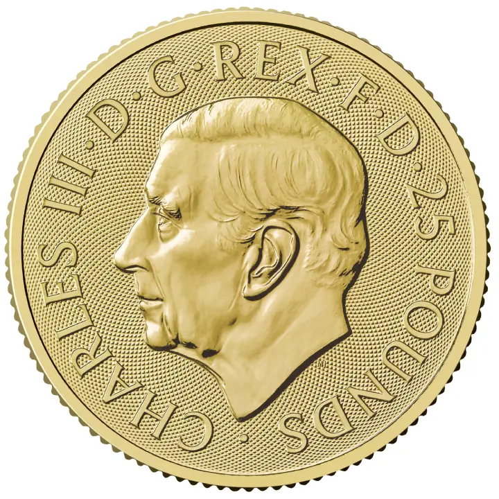 Zlatá investičná minca Greyhound 1/4 Oz | Tudor Beasts | 2025