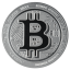 Stříbrná investiční mince Bitcoin 1 Oz
