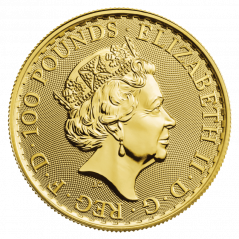 Zlatá investičná minca Britannia 1 Oz | Elizabeth II | 2023