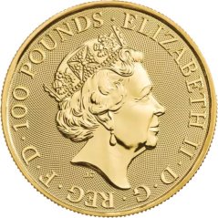Zlatá investiční mince Yale of Beaufort 1 Oz | Tudor Beasts | 2023