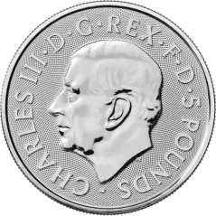 Strieborná investičná minca Greyhound 2 Oz | Tudor Beasts | 2025