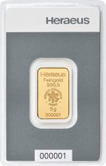 5g Gold Bar | Heraeus | Kinebar