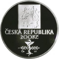 Stříbrná mince 200 Kč Josef Thomayer | 2003 | Standard