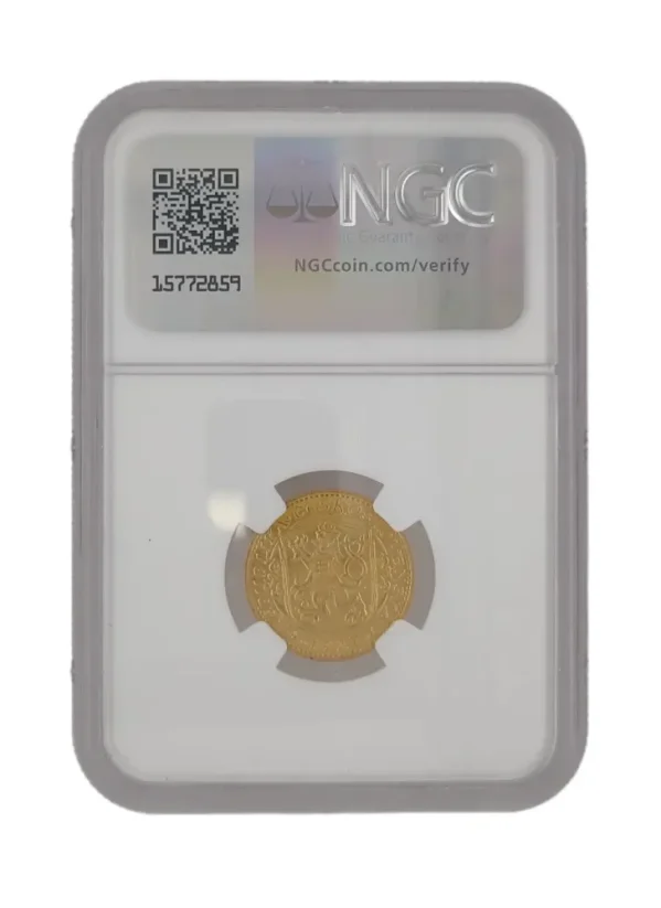 Gold coin St. Wenceslas 1 Ducat | 1927 |  NGC | MS 65