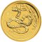 Zlatá investiční mince Rok Hada 1 Oz | Lunar II | 2013