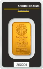 20g Argor-Heraeus | Kinebar | aranylap
